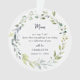 Bruid-moeder Geschenk Ornament