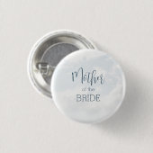 Bruid-moeder op wolk negen bruidsfeest ronde button 3,2 cm (Voorkant /achterkant)
