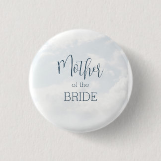 Bruid-moeder op wolk negen bruidsfeest ronde button 3,2 cm