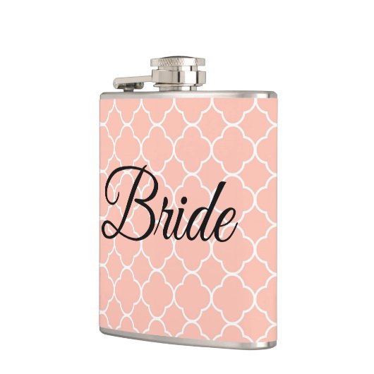 Bruid mooi roze heupfles (Links)