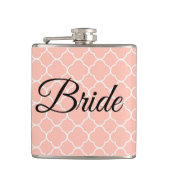 Bruid mooi roze heupfles (Voorkant)