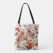 Bruid Mooie Elegante Bloemen Tas (Achterkant)