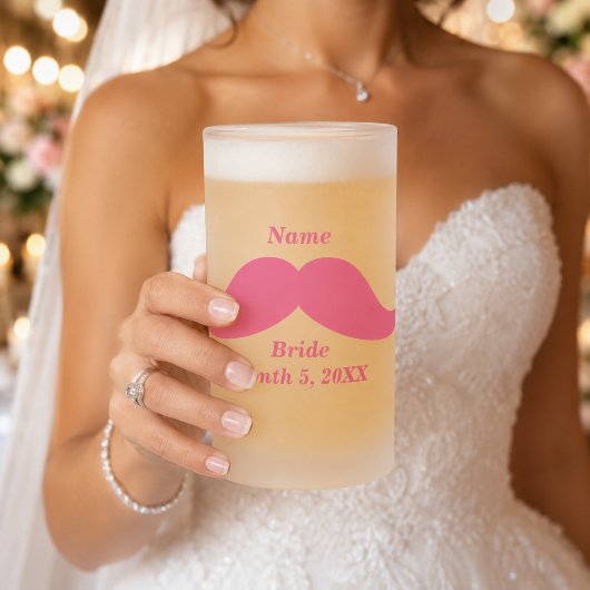 Bruid Naam Roze Snor Matglas Bierpul