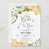 Bruid naar Bij Honey Bee Rustieke Bij Bruiloft Fee Kaart (Voorkant)