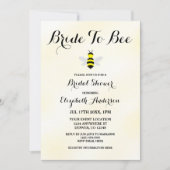 Bruid naar bijen Vrijgezellenfeest Kaart (Voorkant)