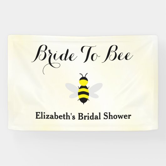 Bruid naar bijen Vrijgezellenfeest Spandoek (Horizontaal)