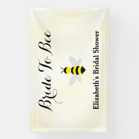 Bruid naar bijen Vrijgezellenfeest Spandoek (Verticaal)