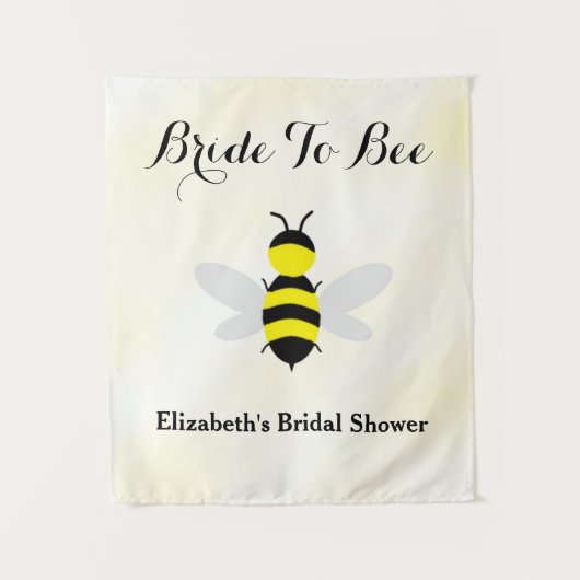 Bruid naar bijen Vrijgezellenfeest Wandkleed (Voorkant)