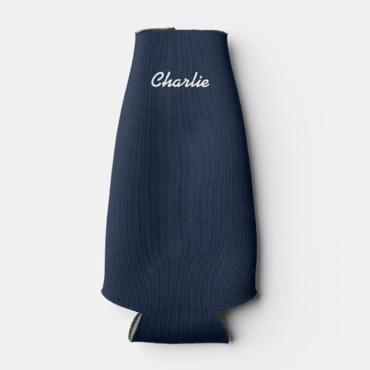 BRUID Navy Blauw Groen Bruiloft Wees Mijn Beste Ma Flesjeskoeler (Voorkant)