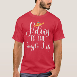 Bruid neemt afscheid van het single leven vrijgeze t-shirt