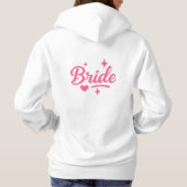 Bruid Neon Roze Hoodie (Achterkant)