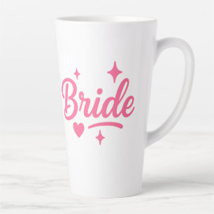 Bruid Neon Roze Latte Mok