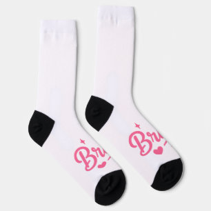 Bruid Neon Roze Sokken