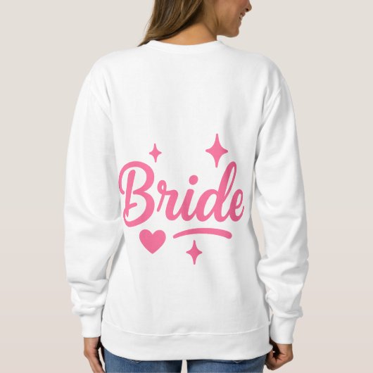 Bruid Neon Roze Trui (Achterkant)