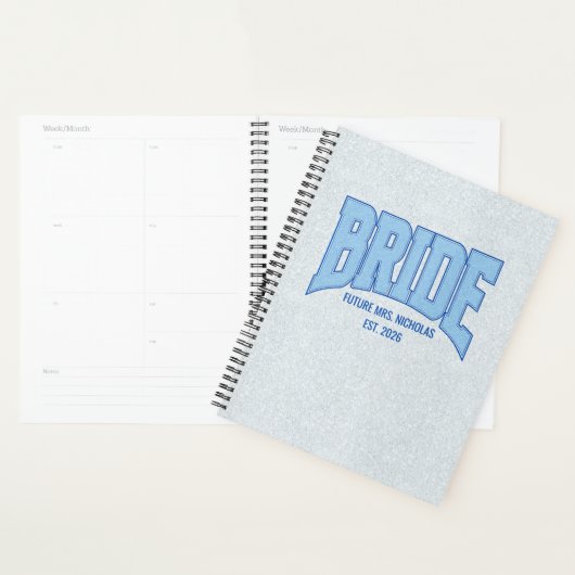 Bruid Nep Glitter Trouwplanner Organizer (Display)