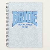 Bruid Nep Glitter Trouwplanner Organizer (Voorkant)