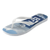 Bruid Ocean Waves Blue Sky Teenslippers (Schuin)