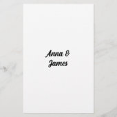 Bruid of bruidegom bruiloft gissen spel flyer (Achterkant)