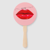 Bruid of Bruidegom Dhr Mevrouw Trouwspel Handventi Handwaaier (Voorkant)