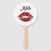 Bruid of bruidegom huwelijksspellen handwaaier (Voorkant)