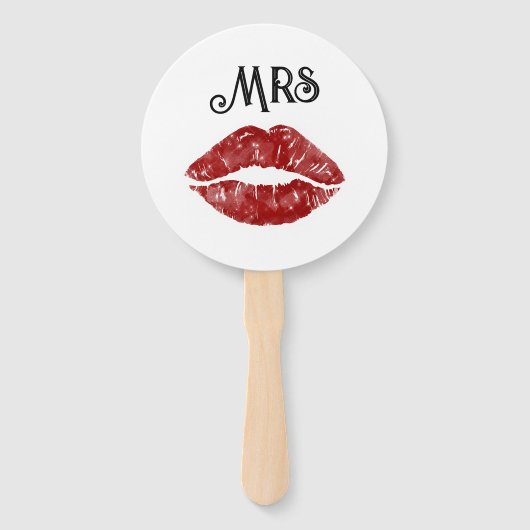 Bruid of bruidegom huwelijksspellen handwaaier (Voorkant)