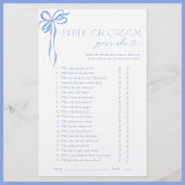 Bruid of bruidegom raden wie blauwe boog douche sp