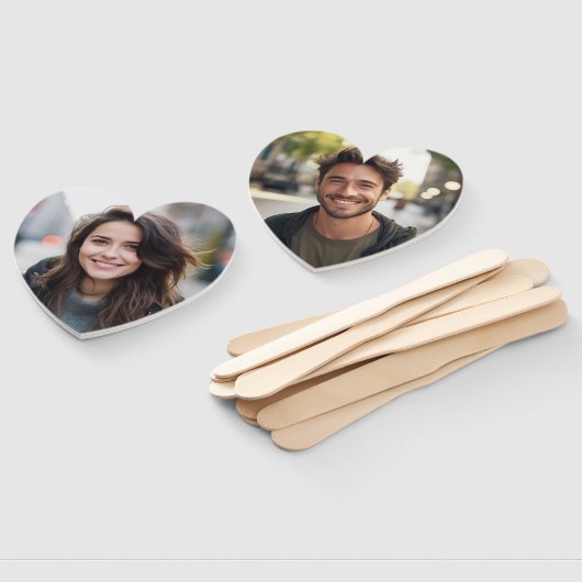 Bruid of bruidegom spel, aangepaste foto's, hem of handwaaier (Niet-gemonteerd)