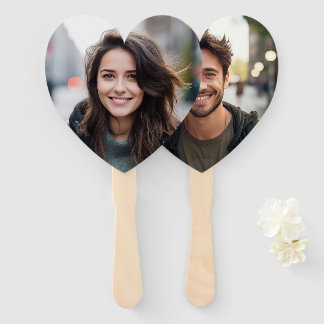 Bruid of bruidegom spel, aangepaste foto's, hem of handwaaier