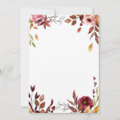 Bruid of Bruidegom spel met bloemige pompoen Kaart (Achterkant)