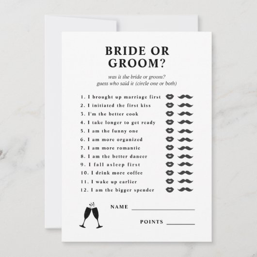 Bruid of bruidegom zei hij dat ze Vrijgezellenfees Kaart (Voorkant)