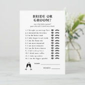 Bruid of bruidegom zei hij dat ze Vrijgezellenfees Kaart (Staand voorkant)