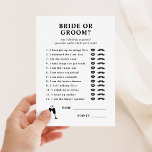 Bruid of bruidegom zei hij dat ze Vrijgezellenfees Kaart<br><div class="desc">Deel van het Collectie Vrijgezellenfeest Brunch</div>