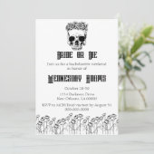 Bruid of Die Bachelorette Party Uitnodiging (Staand voorkant)