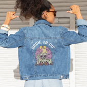 Bruid of Die Grappige Bruids Partij Denim Jas Denim Jacket