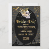 Bruid of Die Halloween Bachelorette Weekend Kaart (Voorkant)