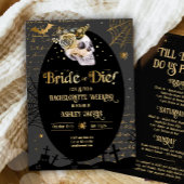 Bruid of Die Halloween Bachelorette Weekend Kaart