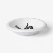 Bruid of Die Rockstar Skelet Bachelorette Party Papieren Kommen (Gebogen)