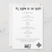 Bruid of Die Til Death Gothic Tarot Bachelorette Kaart (Achterkant)