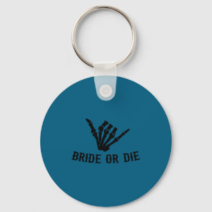 Bruid Of Sterf Rockstar Skelet Bachelorette Feestj Sleutelhanger