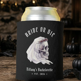 Bruid of Sterf Skelet Schedel Halloween Bacheloret Blikjeskoeler