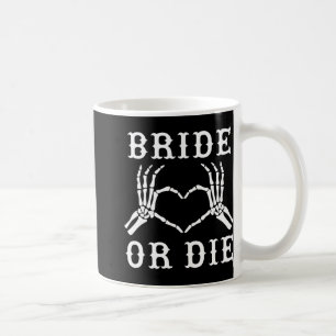 Bruid Of Sterf Skeleton Gotische Halloween Bachelo Koffiemok