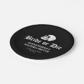 Bruid of Sterf Tot De Dood Ons Scheidt Juffrouwen  Papieren Bordje (Gekanteld)