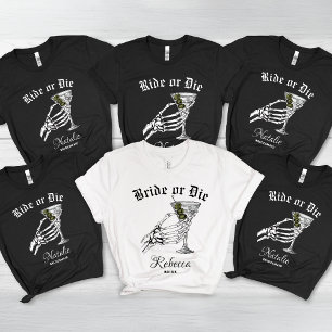 Bruid of Sterf Tot de Dood Ons Scheidt Meisje Vrij Tri-Blend Shirt