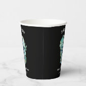 Bruid of Sterven Halloween Bruiloft Borrel Papieren Bekers (Rechts)