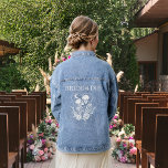 Bruid of sterven tot de dood denim jacket<br><div class="desc">Prachtige denim jas. Perfect voor afbeelding met de bruidsfeestje!</div>