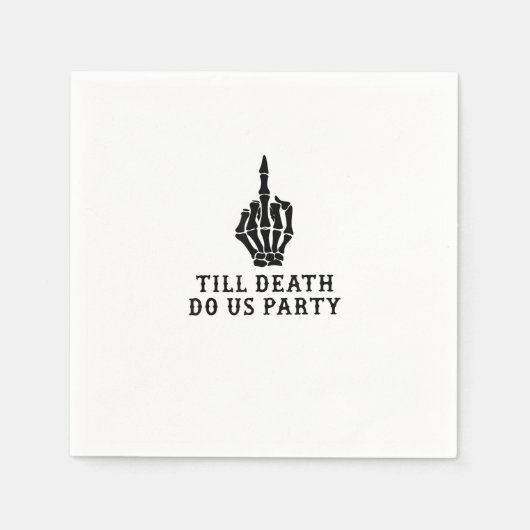 Bruid of Sterven, Tot de Dood Ons Scheidt Servet (Voorkant)