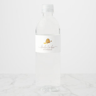 Bruid om Bij Label Waterfles Etiket