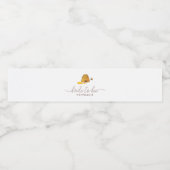 Bruid om Bij Label Waterfles Etiket (Enkel label)