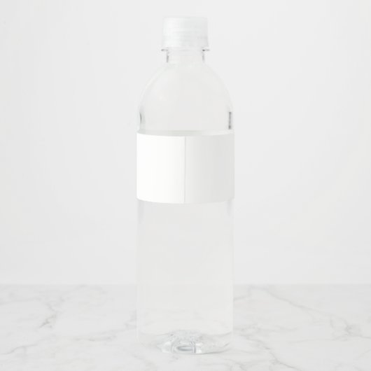 Bruid om bij te zijn Label Waterfles Etiket (Achterkant)