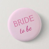 bruid om Button pastel roze (Voorkant)